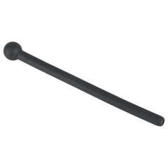 Hollow Silicone Urethral Dilator Dildo (Black)