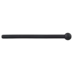 Hollow Silicone Urethral Dilator Dildo (Black)