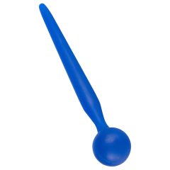   Silicone Urethral Dilator with Sperm Stopper - Ball-shaped Dildo (Blue)