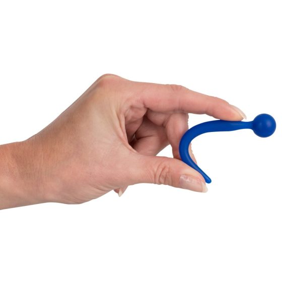 Silicone Urethral Dilator with Sperm Stopper - Ball-shaped Dildo (Blue)