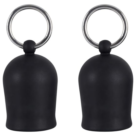 Black Velvet - Metal Ring Nipple Sucker (Black)