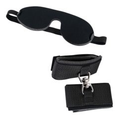 Bad Kitty - Handcuffs and Blindfold (Black)