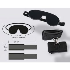 Bad Kitty - Handcuffs and Blindfold (Black)