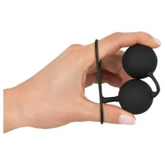 Black Velvet Kegel Balls Duo