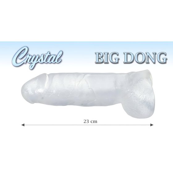 Crystal Clear Giant Dildo