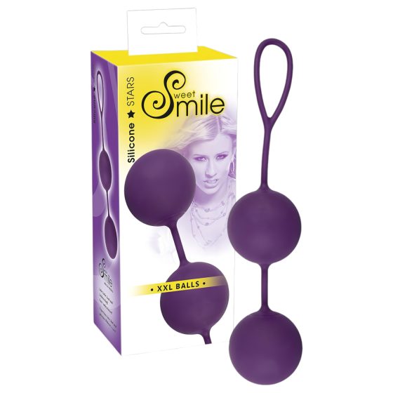 Giant Kegel Balls - XXL Smile (Purple)