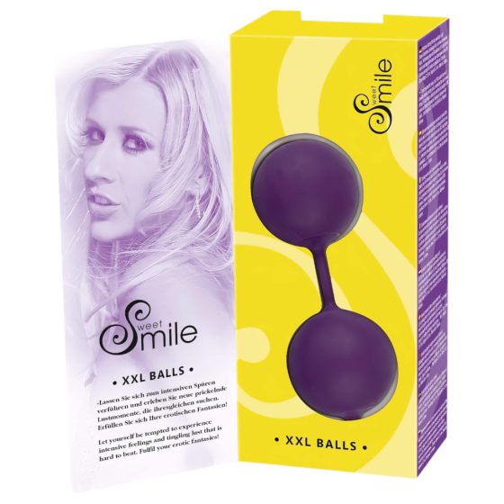 Giant Kegel Balls - XXL Smile (Purple)