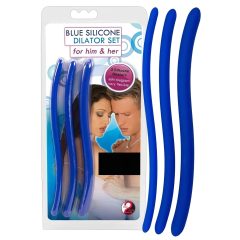   You2Toys - DILATOR - Blue Silicone Urethral Dilator Dildo Set (3pcs)