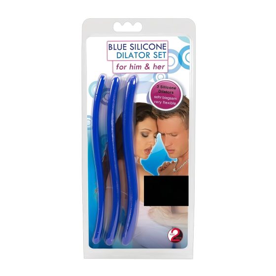 You2Toys - DILATOR - Blue Silicone Urethral Dilator Dildo Set (3pcs)