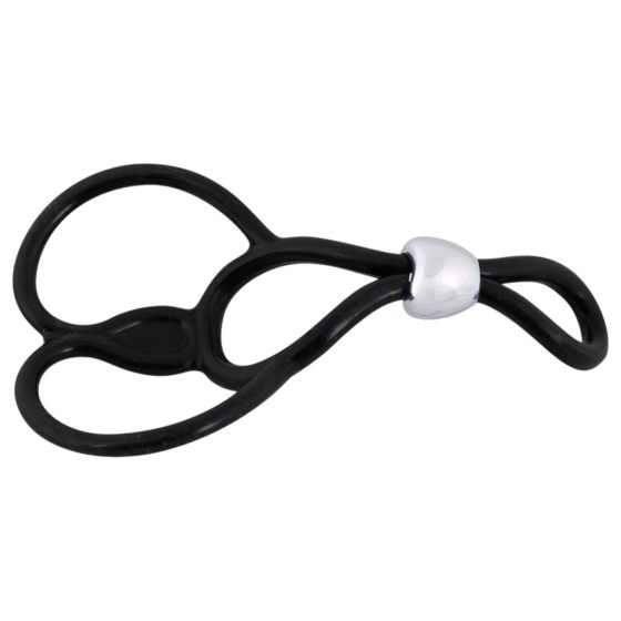 You2Toys - Triple, Adjustable Cock and Ball Ring (Black)