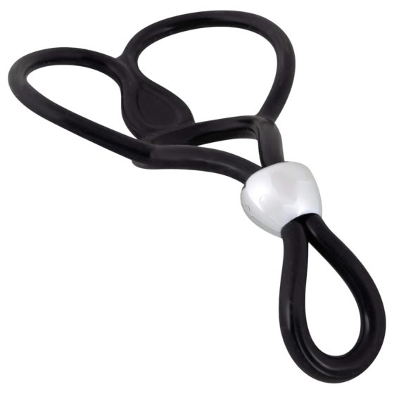 You2Toys - Triple, Adjustable Cock and Ball Ring (Black)