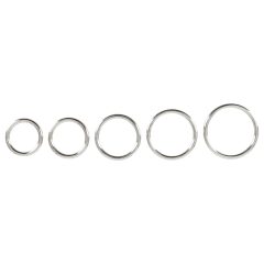 Bad Kitty - Metal Cock Ring Set (5-piece)