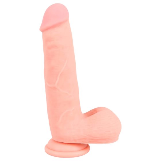 Medical Straight Silicone Dildo (20cm) - Natural