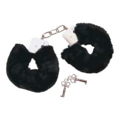 Bad Kitty - Plush Handcuffs - Black