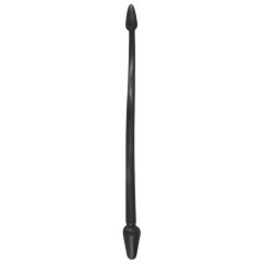 Rebel Double Plug - Double Cone Anal Dildo (Black)