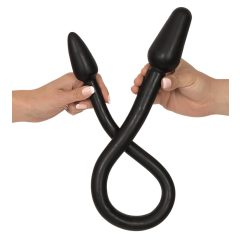 Rebel Double Plug - Double Cone Anal Dildo (Black)