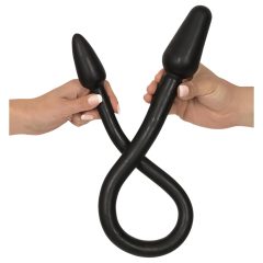 Rebel Double Plug - Double Cone Anal Dildo (Black)