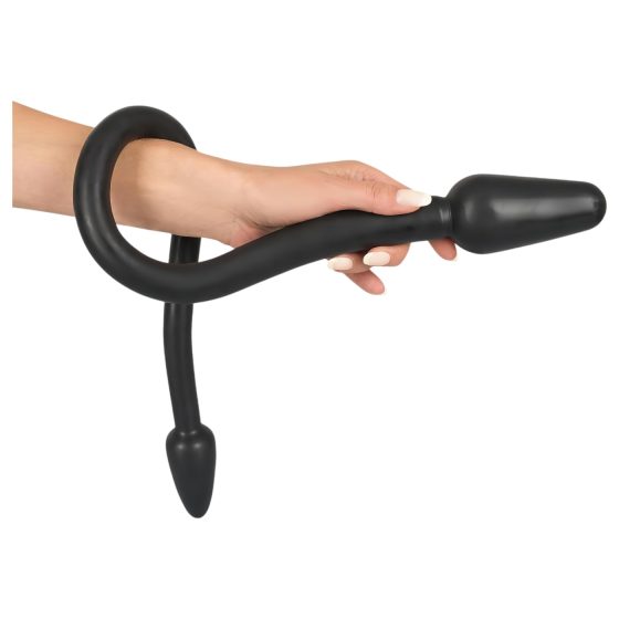 Rebel Double Plug - Double Cone Anal Dildo (Black)