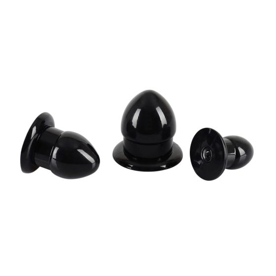 You2Toys - Stretching Plug Kit - Anal Dildo Set - 3pcs (Black)