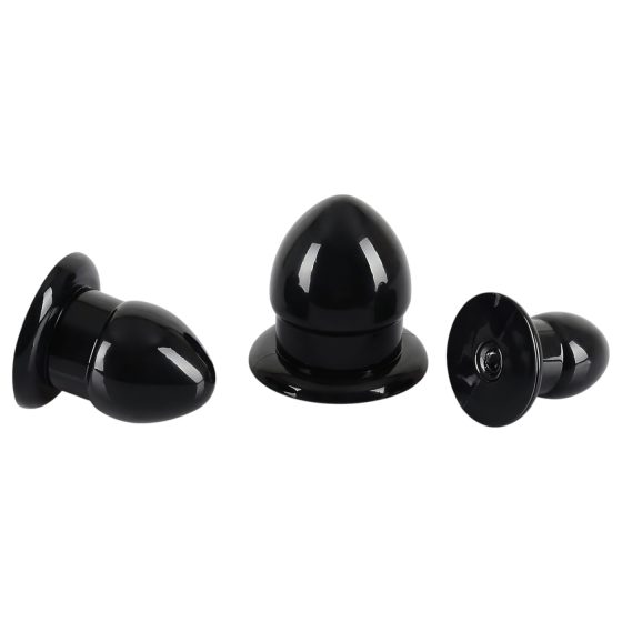 You2Toys - Stretching Plug Kit - anal plug set - 3 pcs (black)