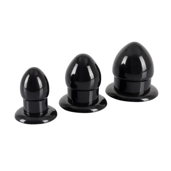 You2Toys - Stretching Plug Kit - Anal Dildo Set - 3pcs (Black)