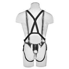   King Cock Strap-on 11 - hollow dildo with strap-on harness (28cm)