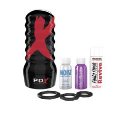   PDX Elite Air-Tight Pussy - Manual Suction Masturbator (Natural)