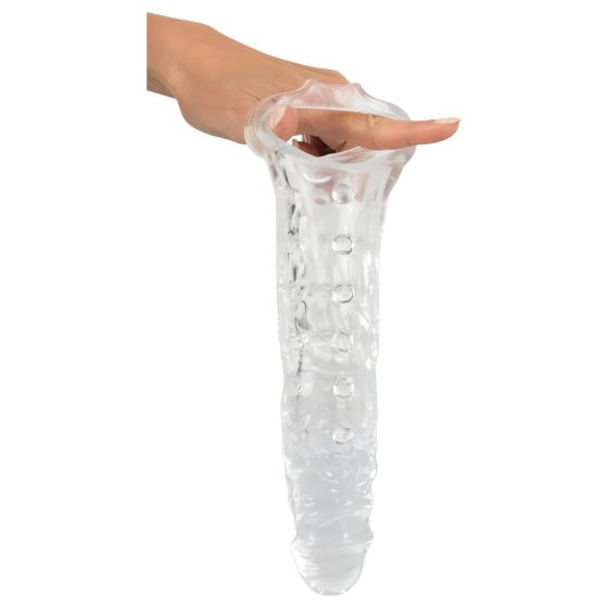 Crystal Skin - Ribbed Penis Extension Sleeve