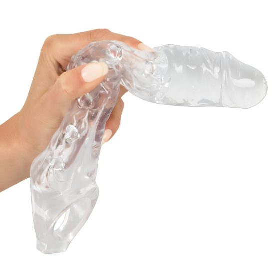 Crystal Skin - Ribbed Penis Extension Sleeve