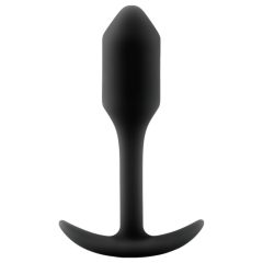   b-vibe Snug Plug 1 - Anal Dildo with Internal Weight (55g) - Black