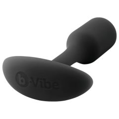   b-vibe Snug Plug 1 - Anal Dildo with Internal Weight (55g) - Black