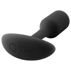   b-vibe Snug Plug 1 - anal plug with internal weight (55g) - black