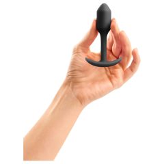   b-vibe Snug Plug 1 - Anal Dildo with Internal Weight (55g) - Black