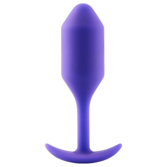 b-vibes Snug Plug 2 Double Bead Anal Dildo (114g) - Purple