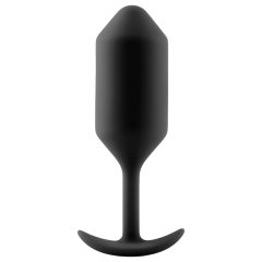 b-Vibe Snug Plug 3 - Double Ball Anal Plug (180g) - Black