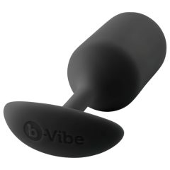 b-Vibe Snug Plug 3 - Double Ball Anal Plug (180g) - Black