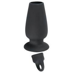   You2Toys - Lust Tunnel - Hollow Anal Expander Dildo with Plug (Black)