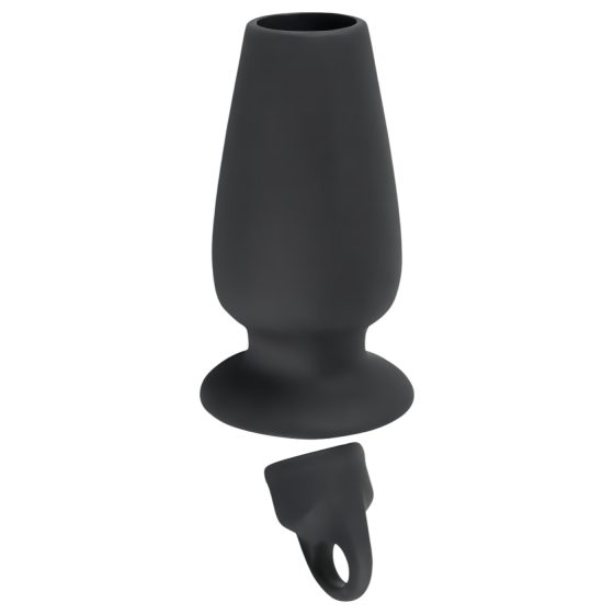 You2Toys - Lust Tunnel - Hollow Anal Expander Dildo with Plug (Black)