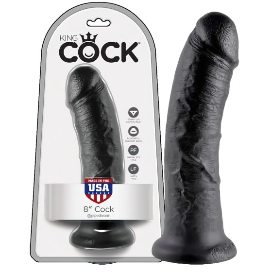 King Cock 8 Dildo (20 cm) - Black"