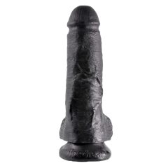 King Cock 8 Ball Dildo (20 cm) - Black