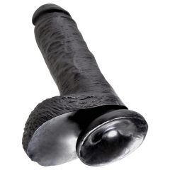 King Cock 8 Ball Dildo (20 cm) - Black