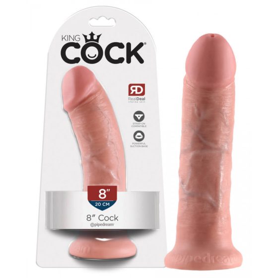King Cock 8-inch Dildo - Natural