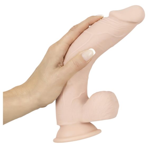 Nature Skin - Suction Cup Realistic Dildo - Natural (Medium)