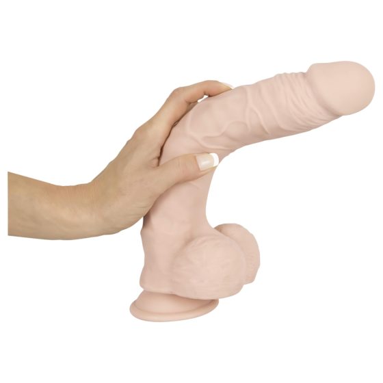 Nature Skin Realistic Dildo with Suction Cup - Large, Natural