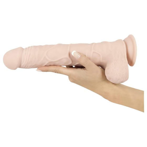 Nature Skin Realistic Dildo with Suction Cup - Large, Natural