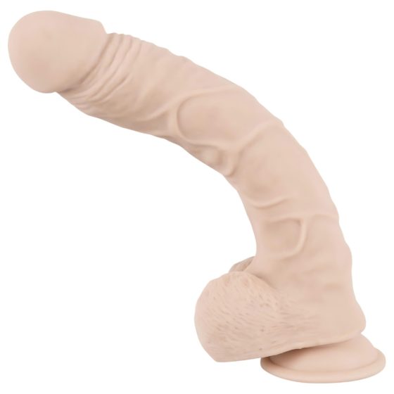 Nature Skin Realistic Dildo with Suction Cup - Large, Natural