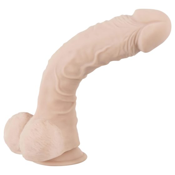 Nature Skin Realistic Dildo with Suction Cup - Large, Natural