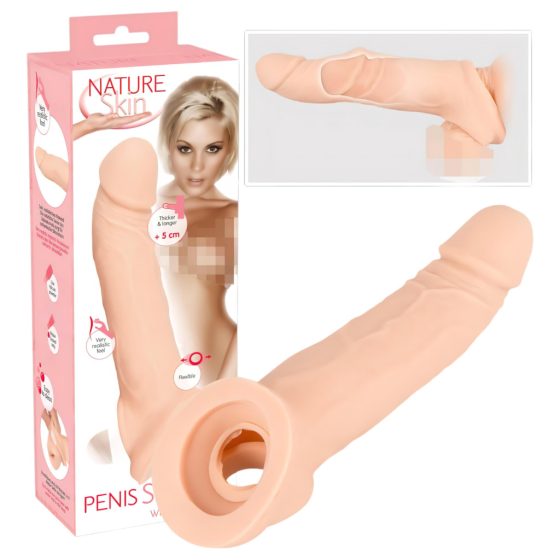 Nature Skin - Textured Penis Extender Sleeve