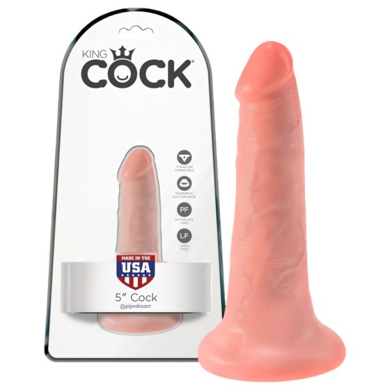 King Cock 5-inch Dildo - Natural