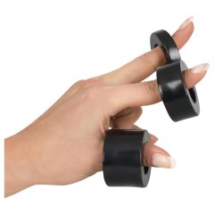   Rebel Ball - Penis and Testicle Ring and Extender Set - (Black)